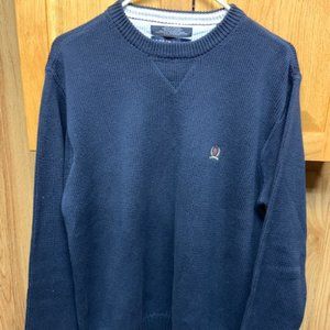 Tommy Hilfiger men’s navy blue crewneck sweater / size M